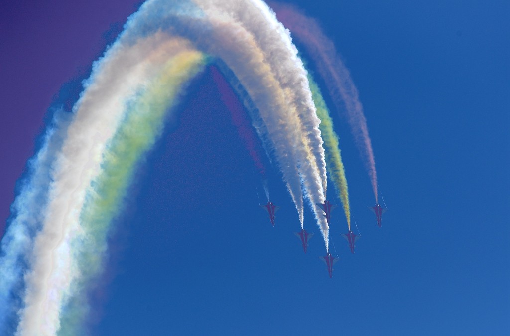 珠海航展（八一飞行表 演队）