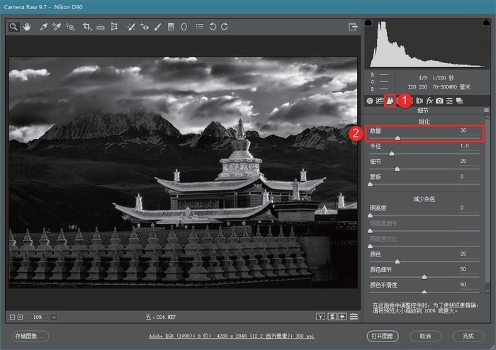 深度剖析 如何在ACR中制作高品质黑白影像