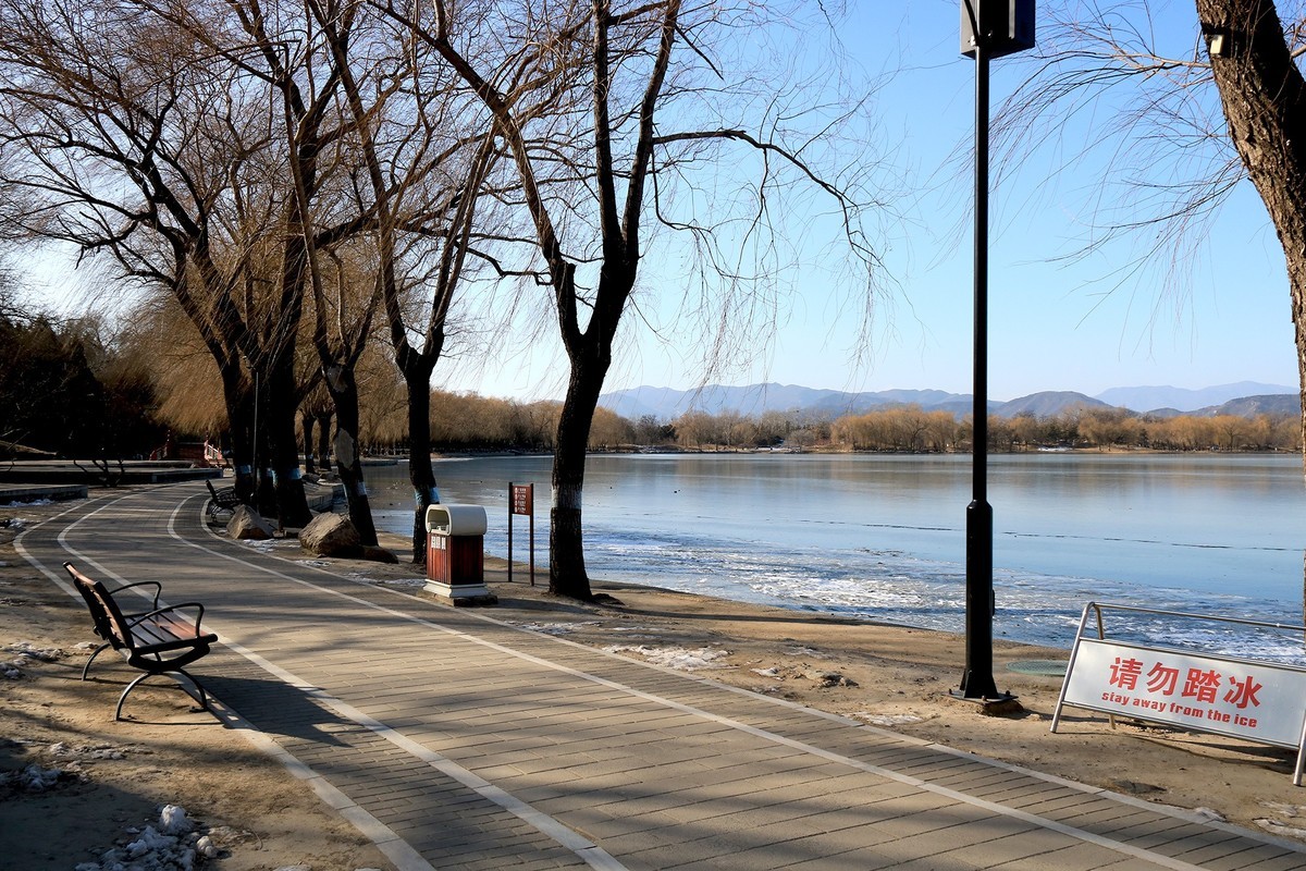圆明园福海风景