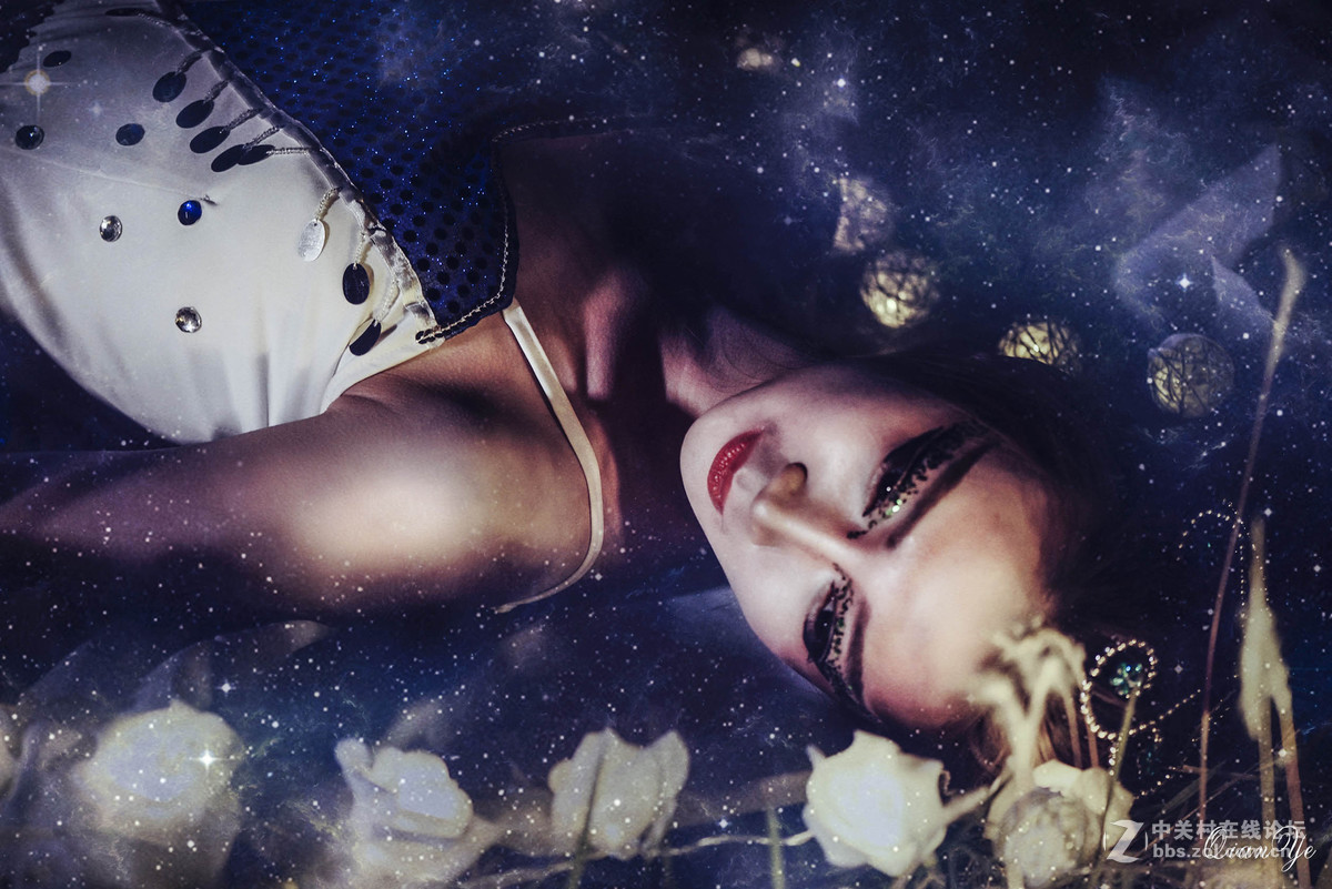 百微夜景人像——《星空少女》