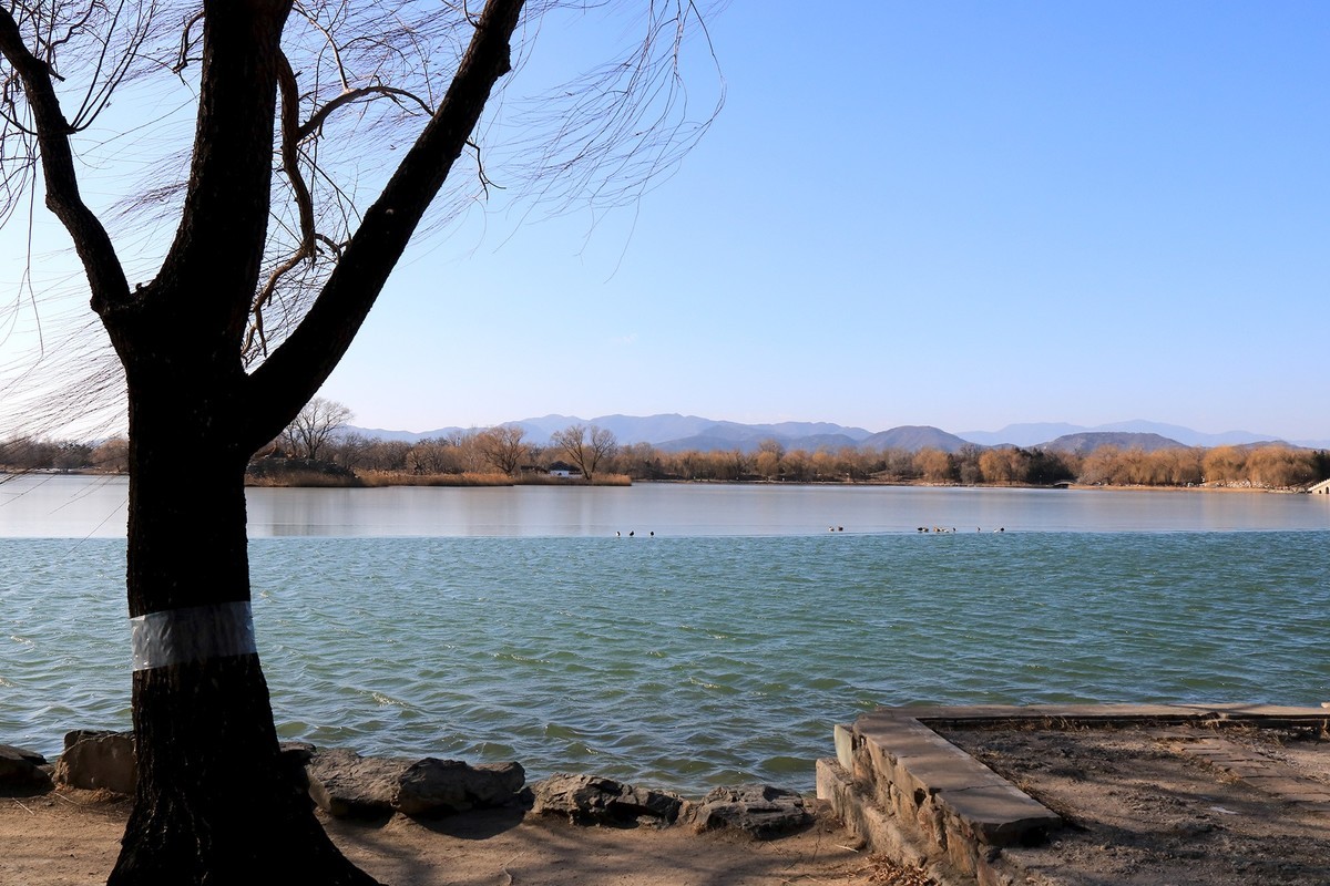 圆明园福海风景