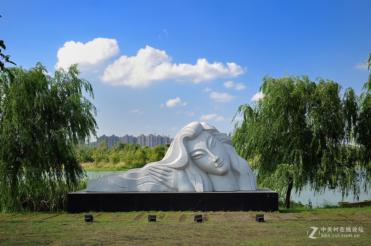 洋湖湿地公园雕塑-中关村在线摄影论坛
