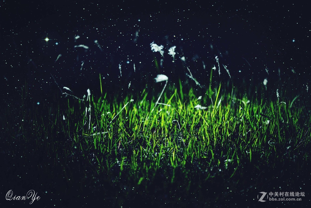 百微夜景人像——《星空少女》