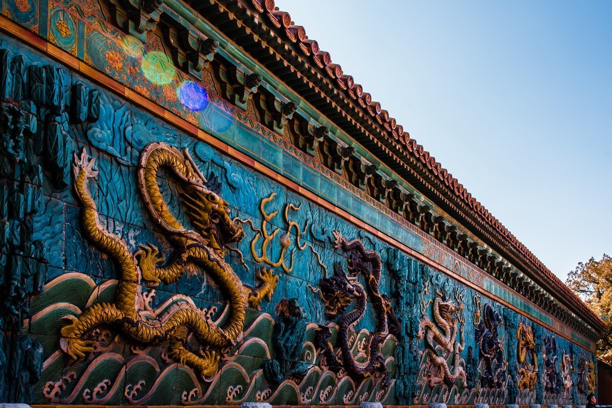 镜头里第333号故宫九龙壁全景扫描