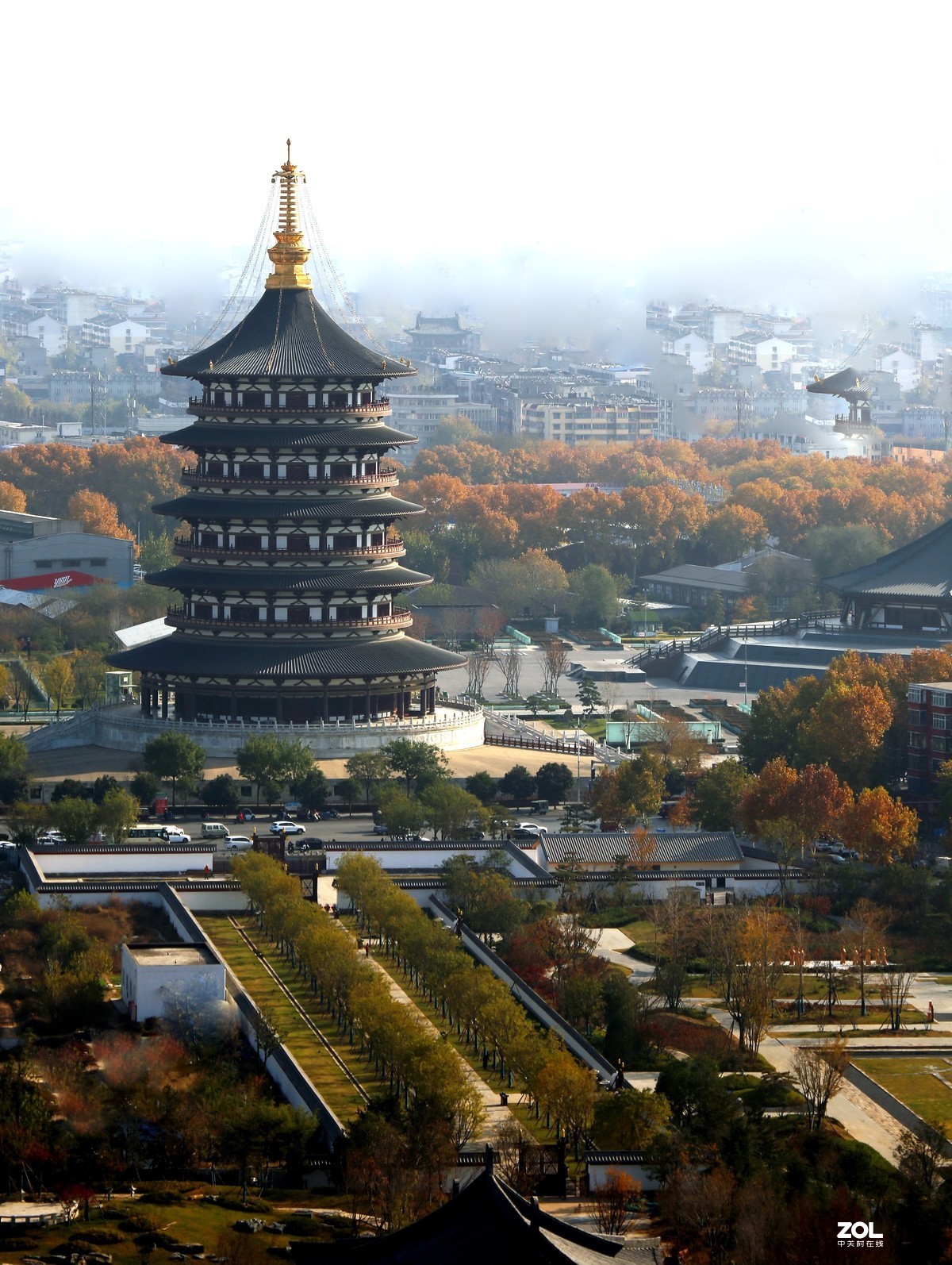 遥望天堂明堂九州池应天门古都洛阳