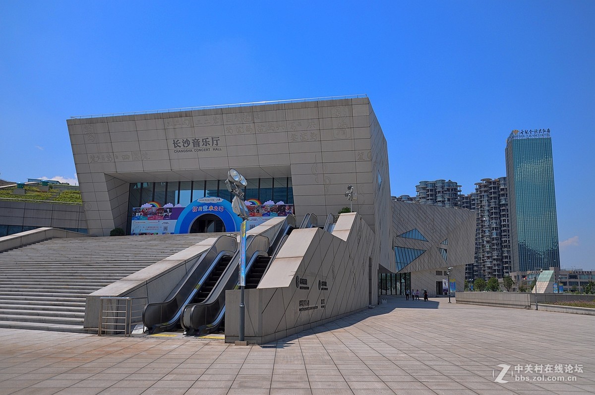 长沙新建的三馆一厅宏伟建筑