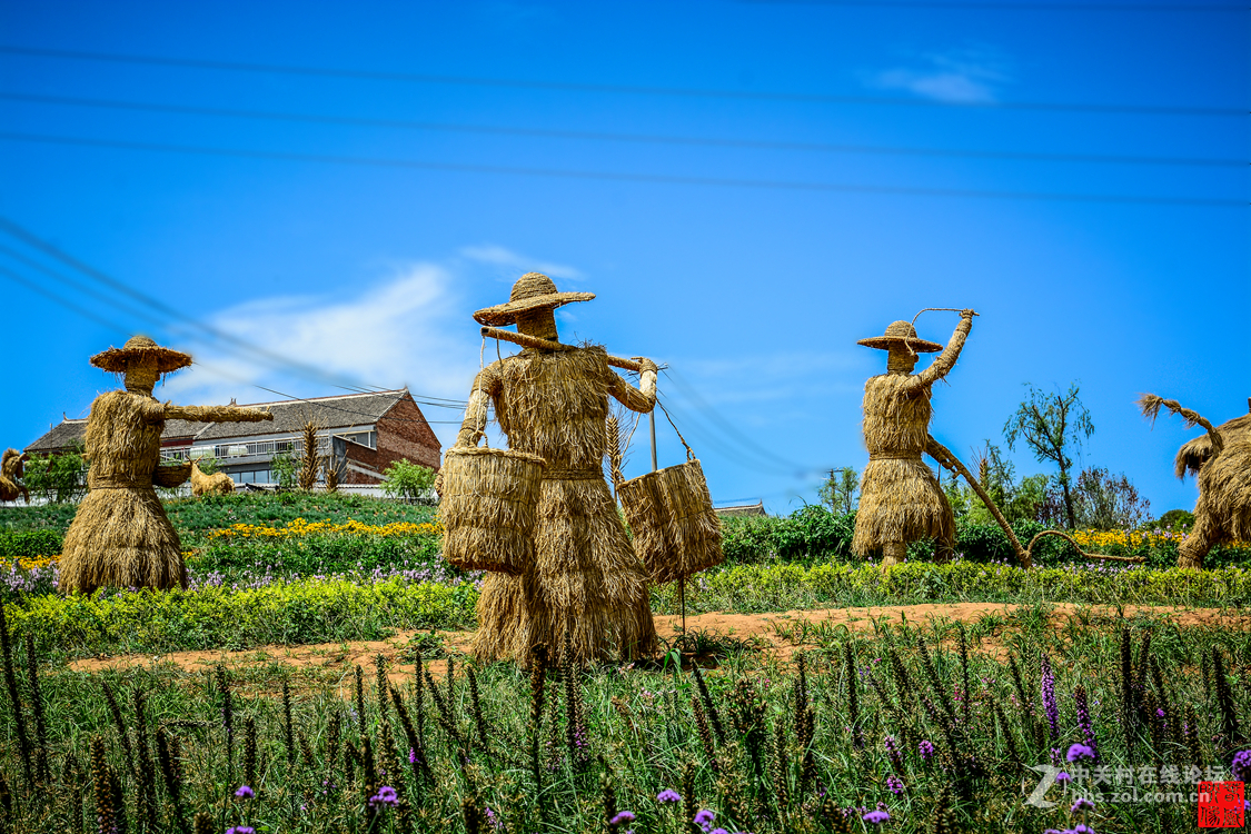 白鹿原影视城一一稻草文化