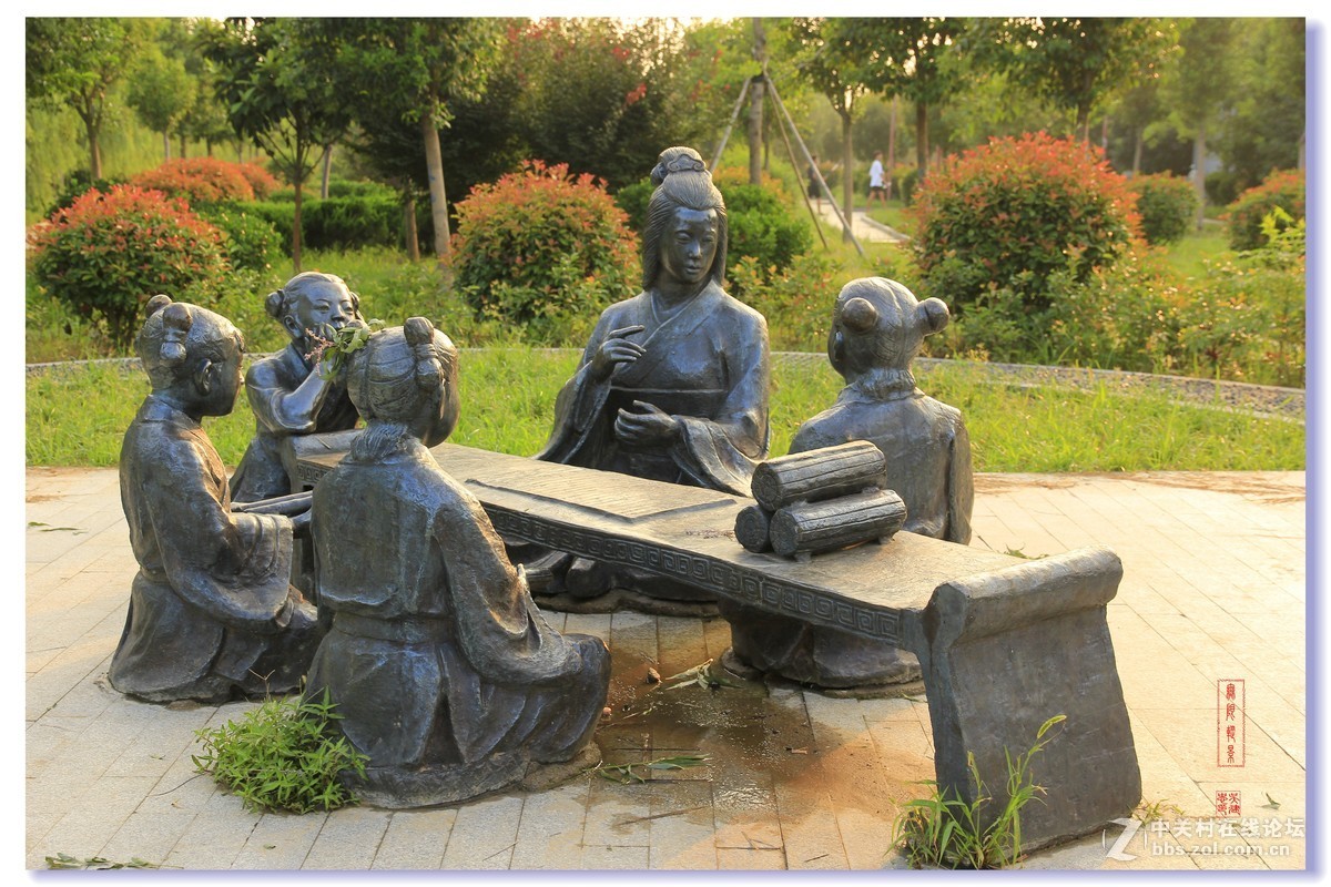 沛县安国文化广场雕像1