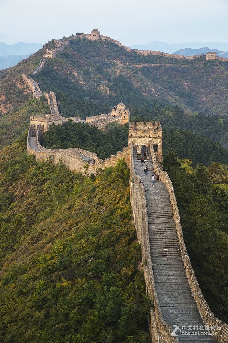 早晨金山岭长城