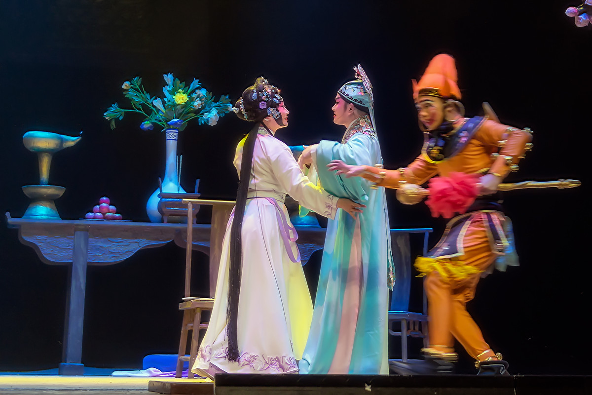 舞台摄影：新编川剧《目连之母》之[为儿愿守寡]