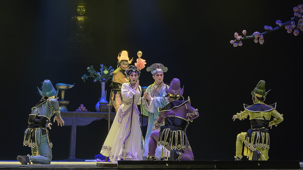 舞台摄影：新编川剧《目连之母》之[为儿愿守寡]