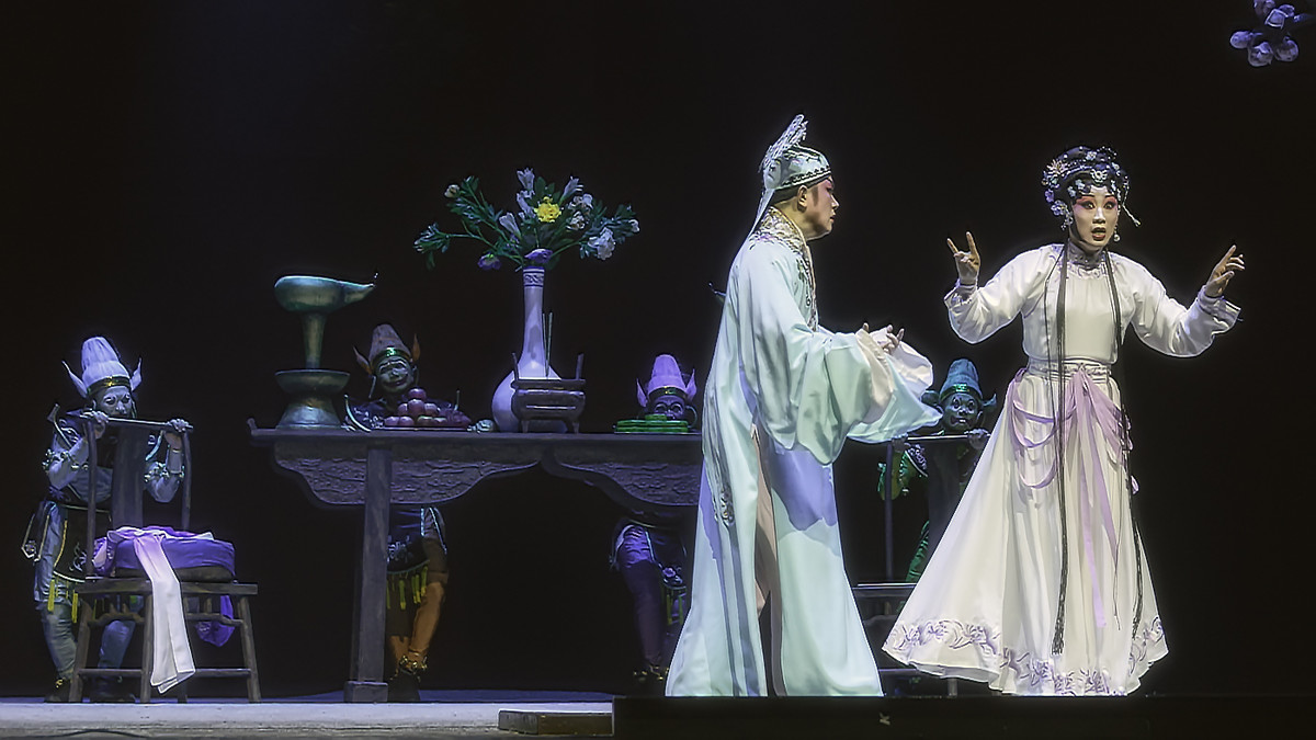 舞台摄影：新编川剧《目连之母》之[为儿愿守寡]