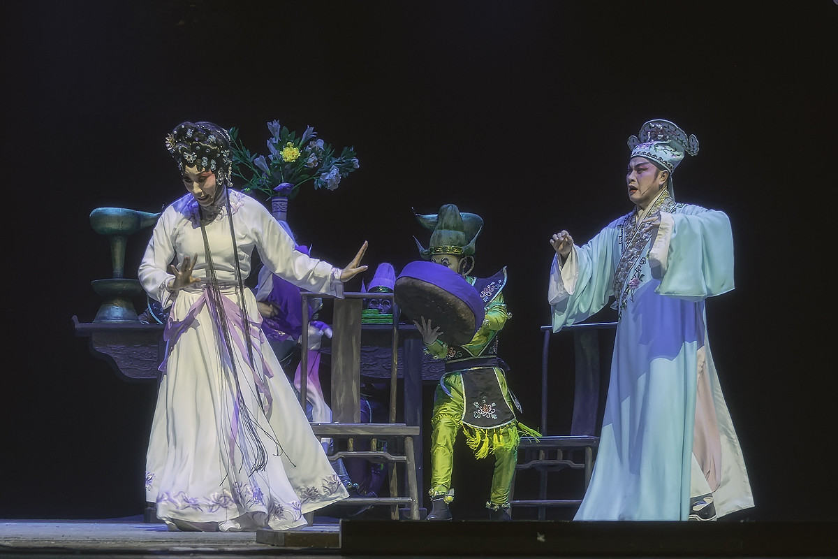 舞台摄影：新编川剧《目连之母》之[为儿愿守寡]