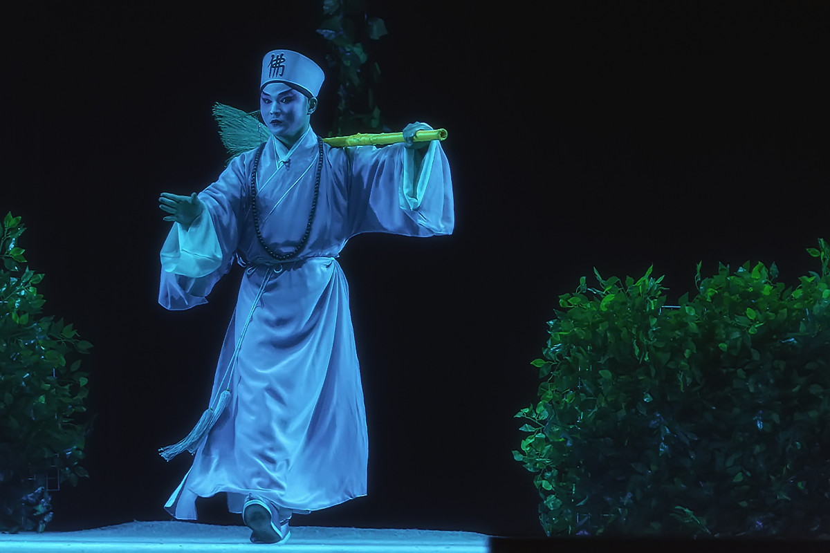 舞台摄影：新编川剧《目连之母》之[为儿愿守寡]