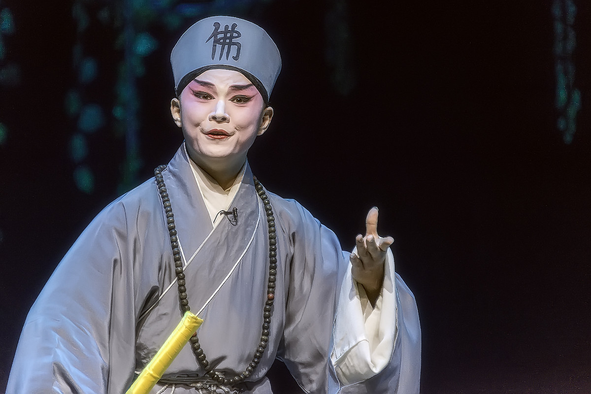 舞台摄影：新编川剧《目连之母》之[为儿愿守寡]