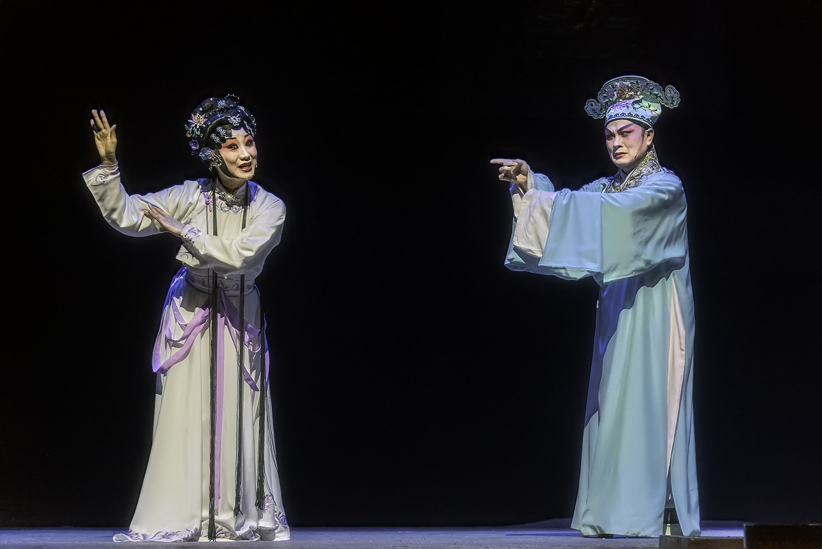 舞台摄影：新编川剧《目连之母》之[为儿愿守寡]