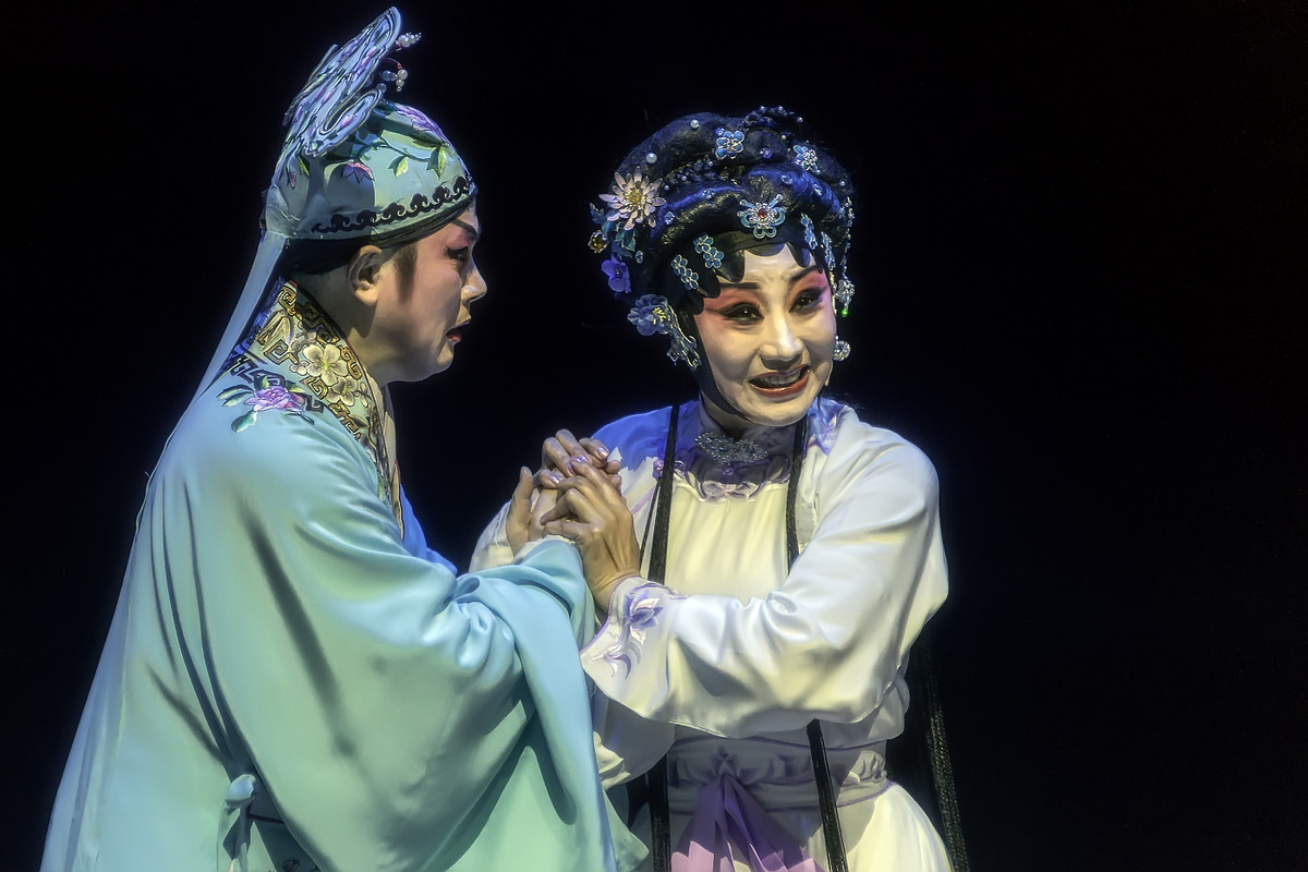 舞台摄影：新编川剧《目连之母》之[为儿愿守寡]