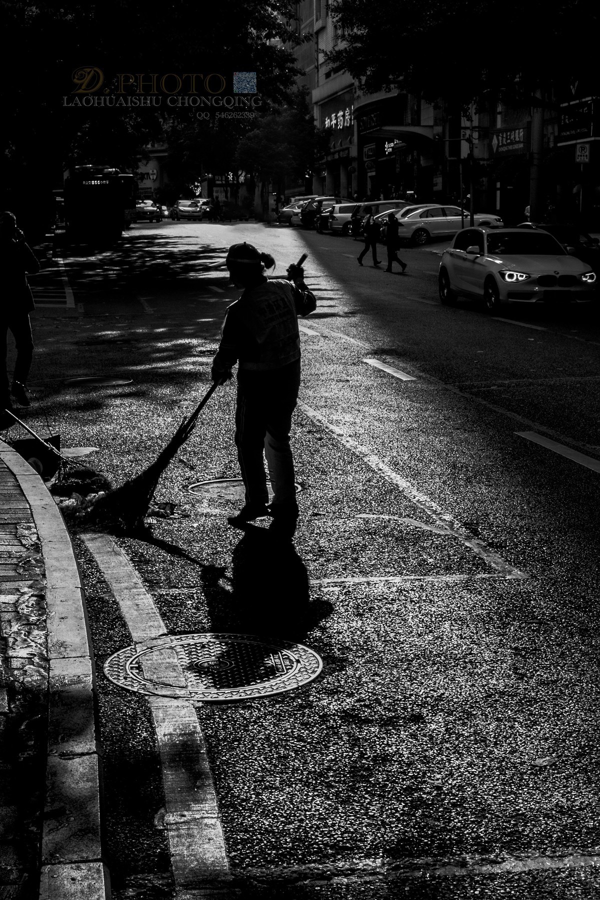 重庆洪崖洞（黑白篇）