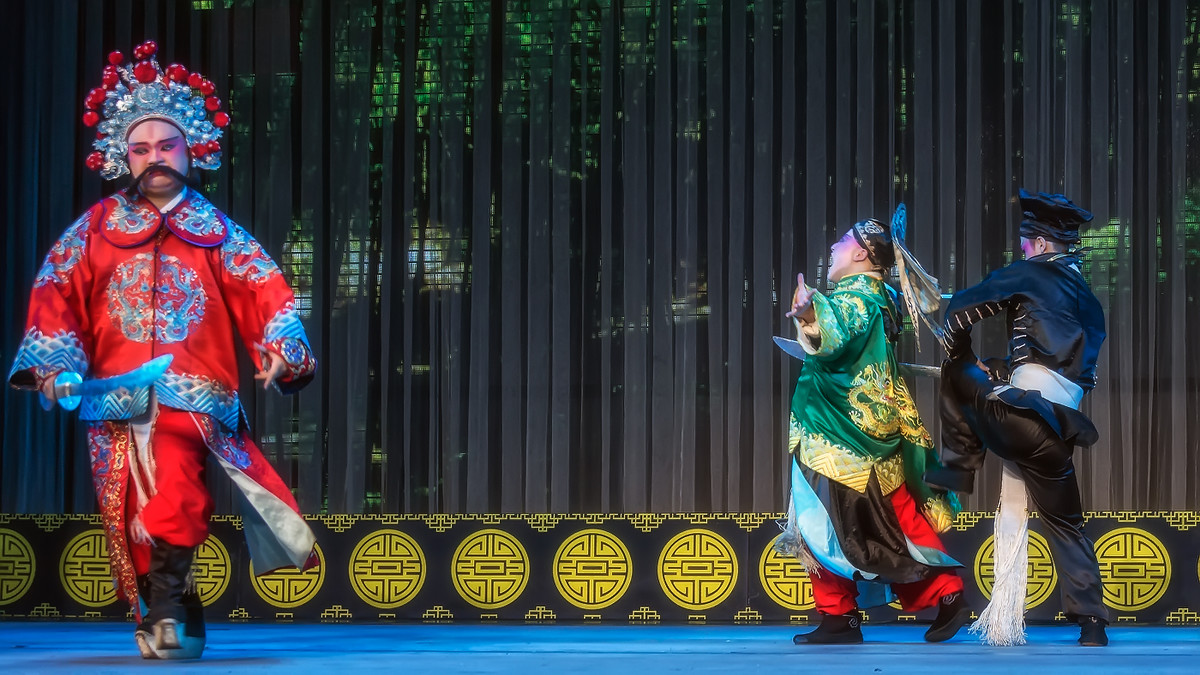 舞台摄影传统川剧打红台1