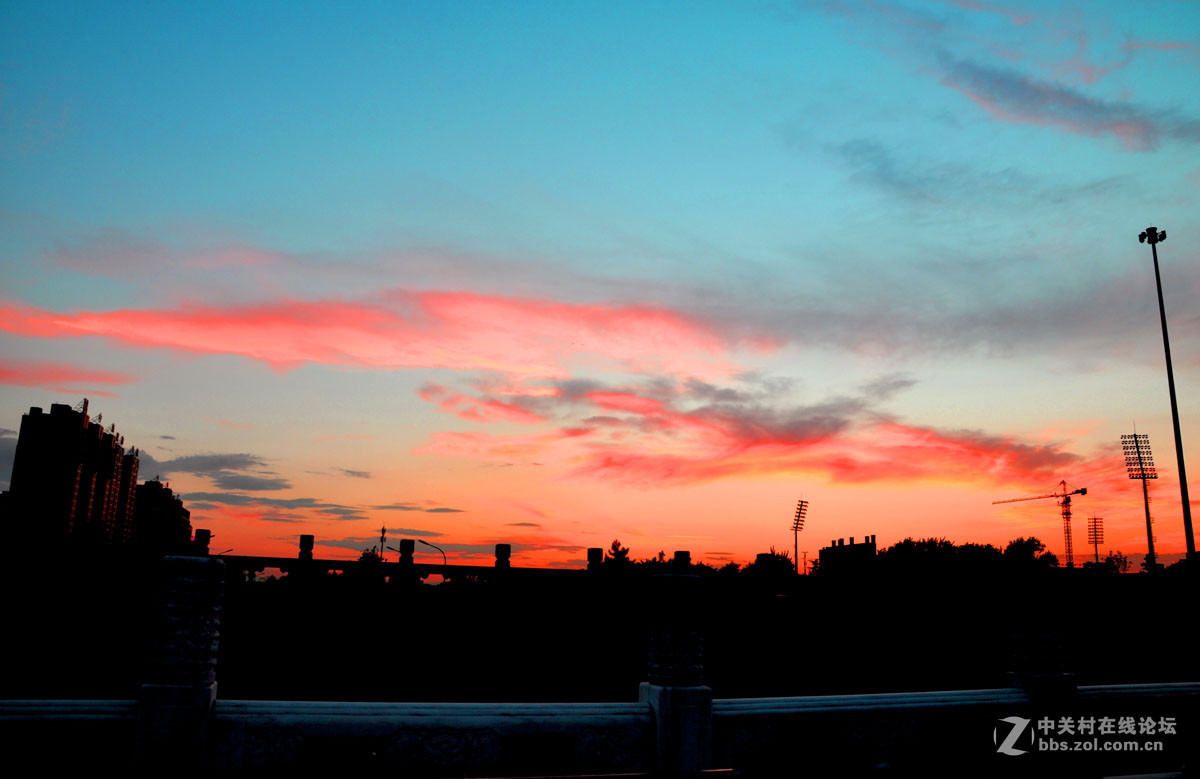 朝霞.晩霞.17.2.12..