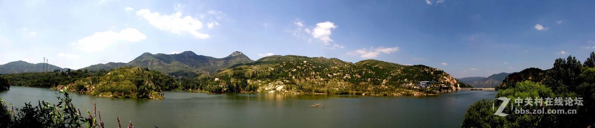 黄巢水库全景图