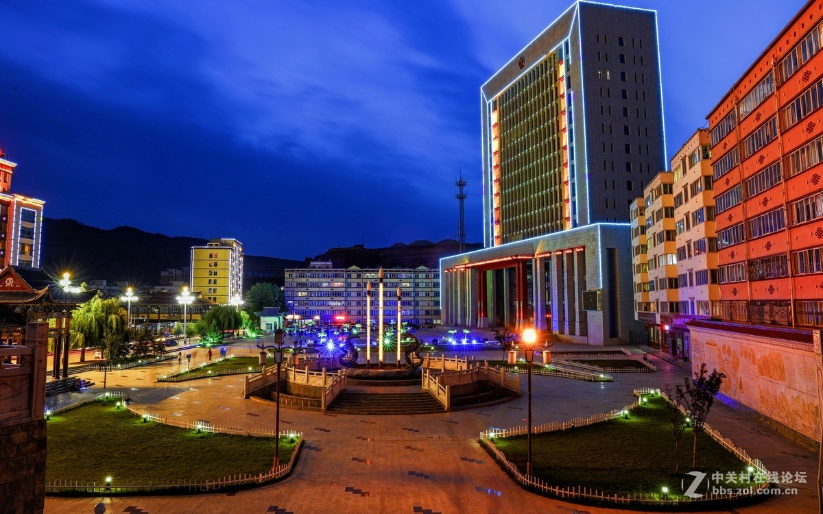 川西北甘南行卓尼县城