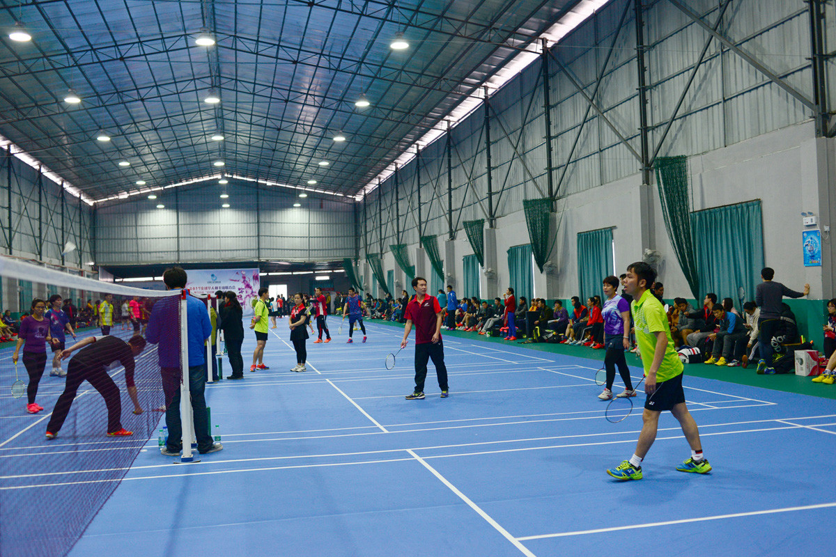 羽毛球馆随拍
