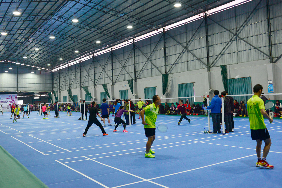 羽毛球馆随拍