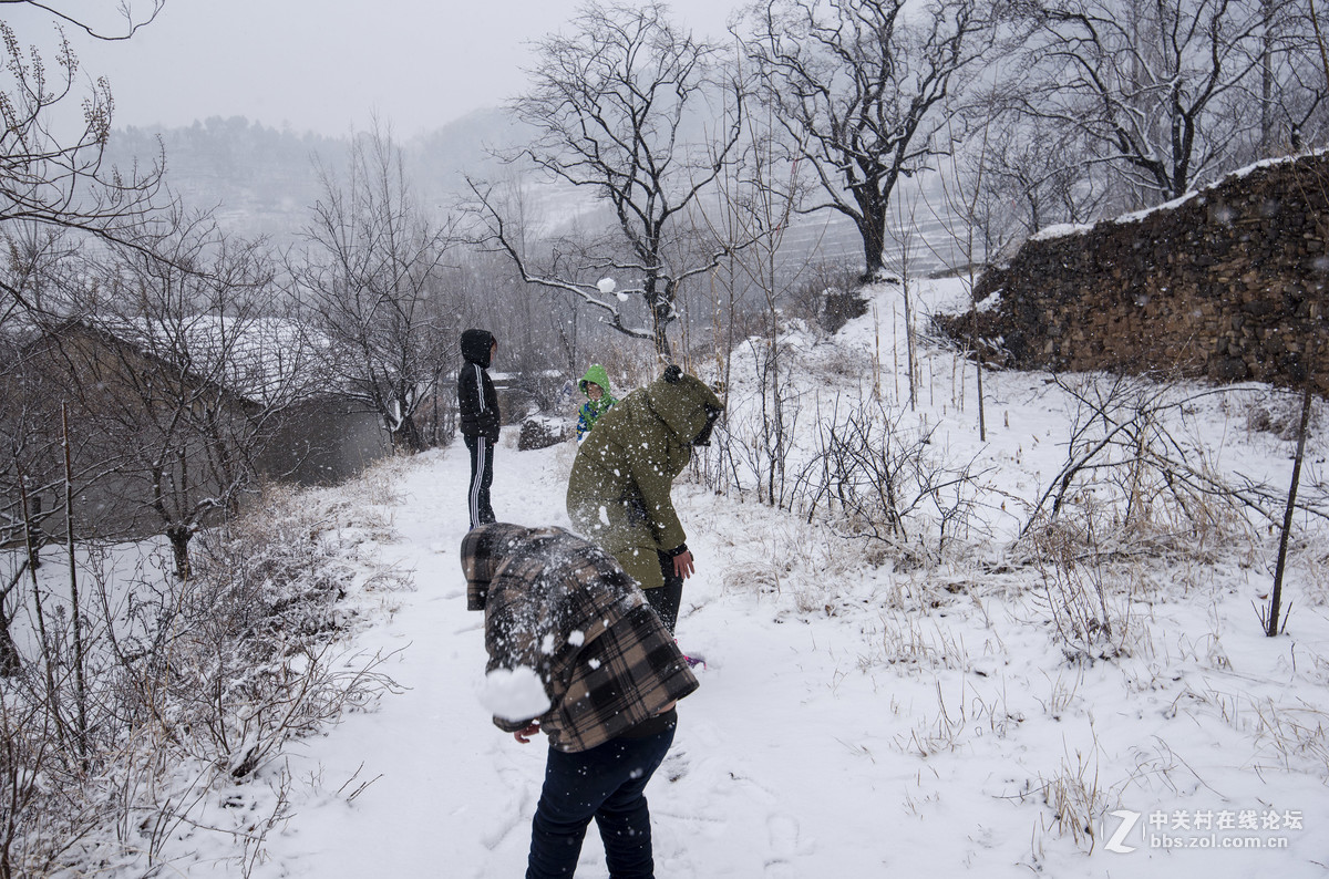 过年巧遇一场雪