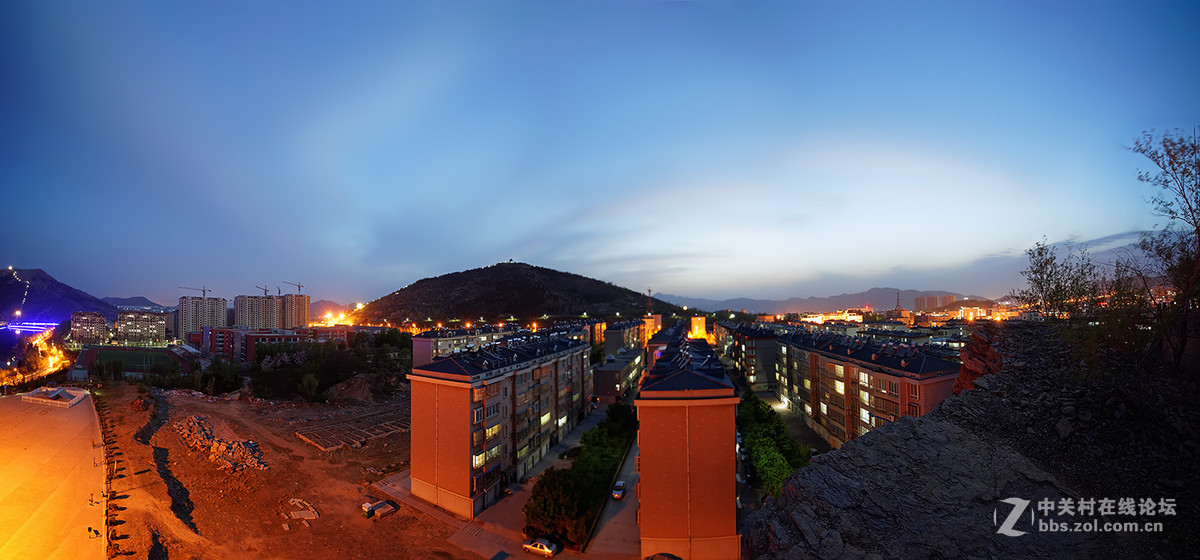 家门口夜景-中关村在线摄影论坛
