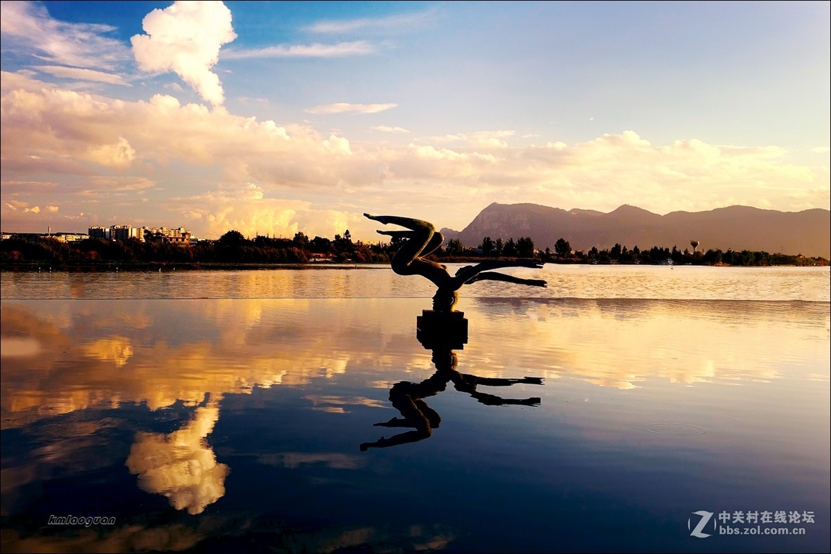 追光逐影——天水一色夕照明