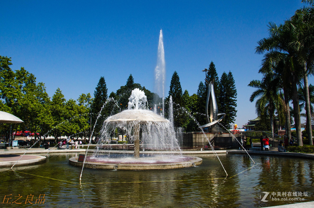 春光明媚的莞城文化广场