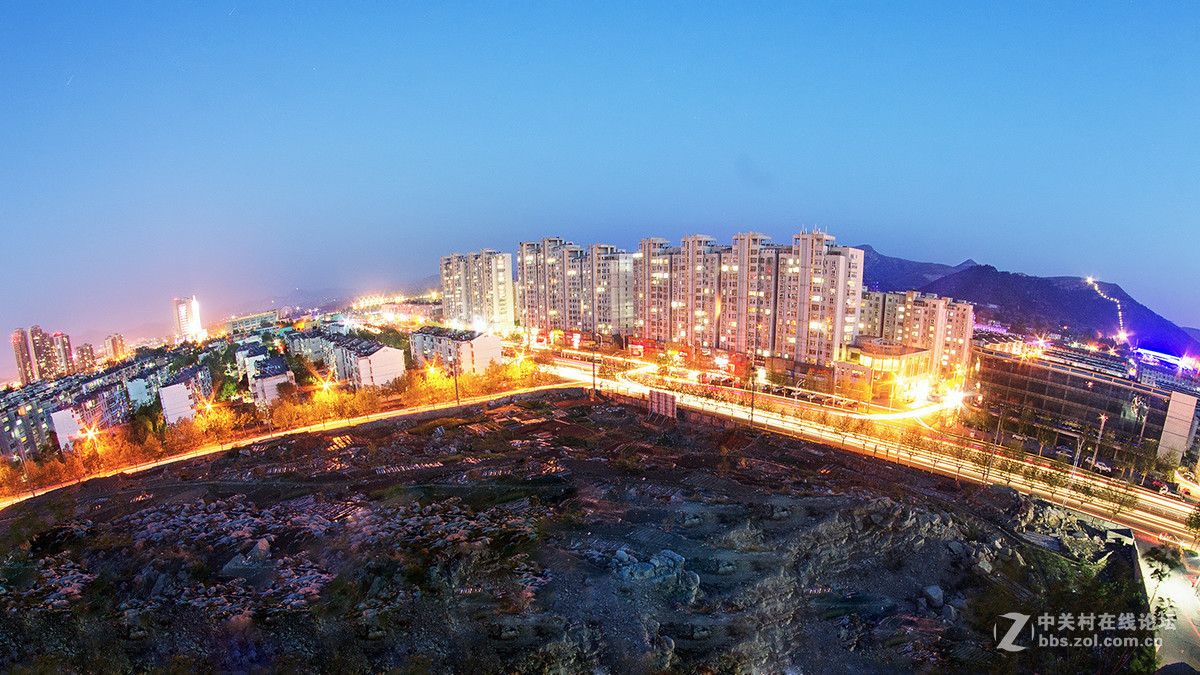 家门口夜景-中关村在线摄影论坛
