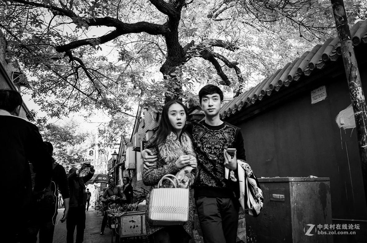 一组街上黑白盲拍