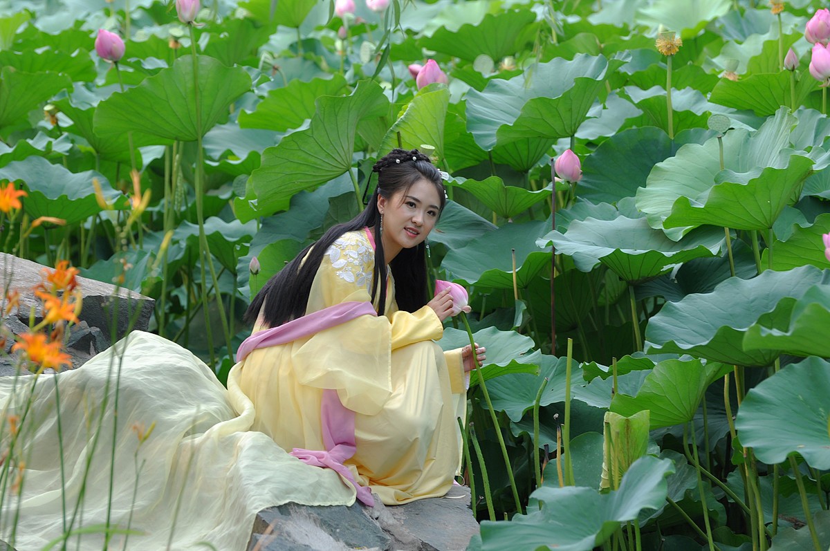 人文纪实之大观园古装人像