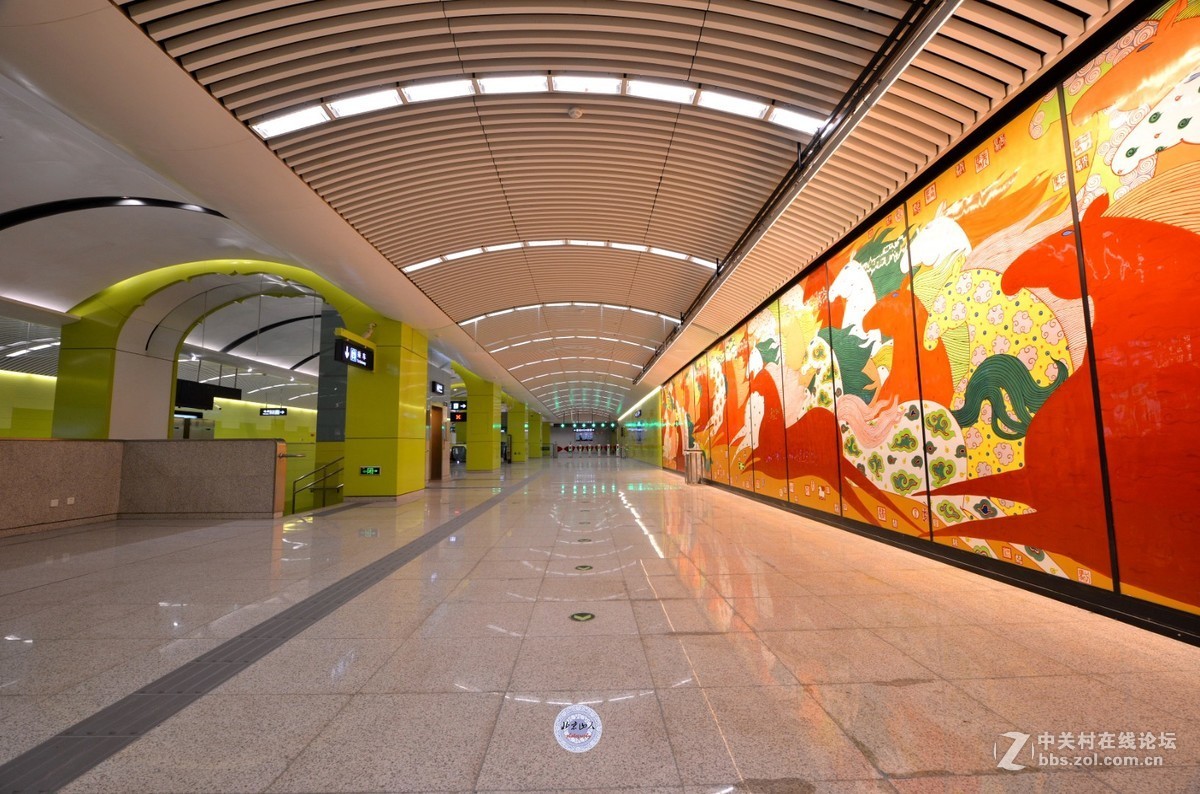 北京八号线新开通的地铁站 【12p】 北京山人摄影-中关村在线摄影论坛