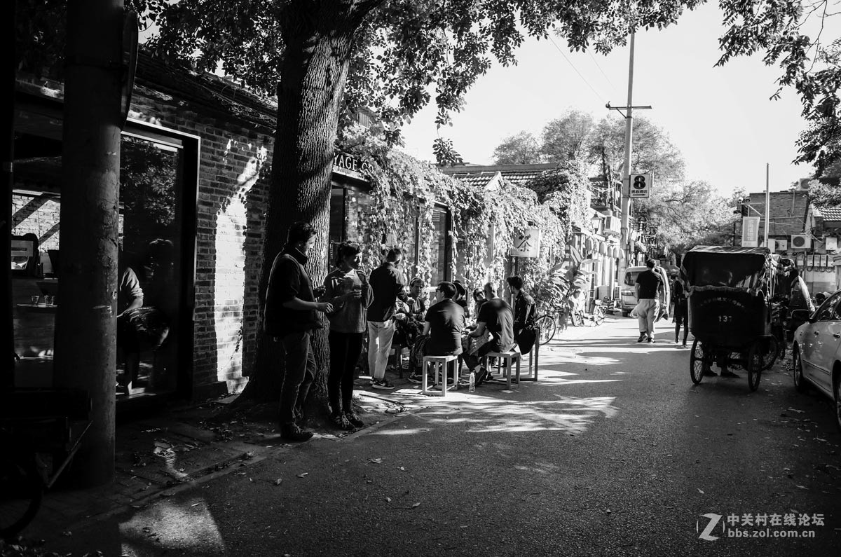 一组街上黑白盲拍