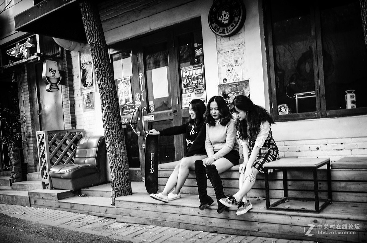 一组街上黑白盲拍