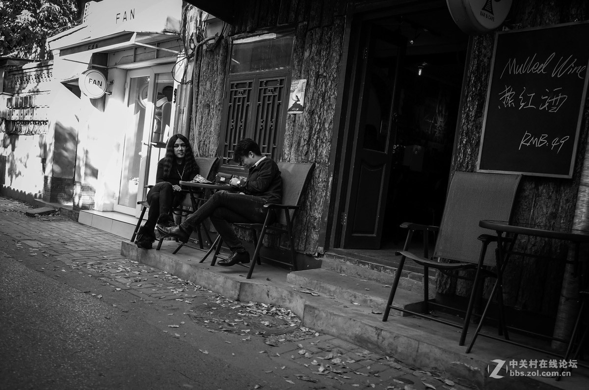 一组街上黑白盲拍