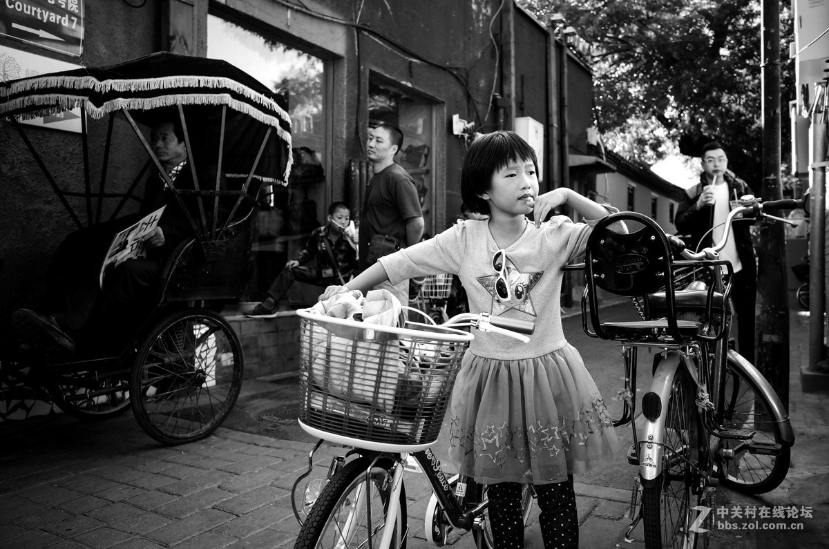 一组街上黑白盲拍