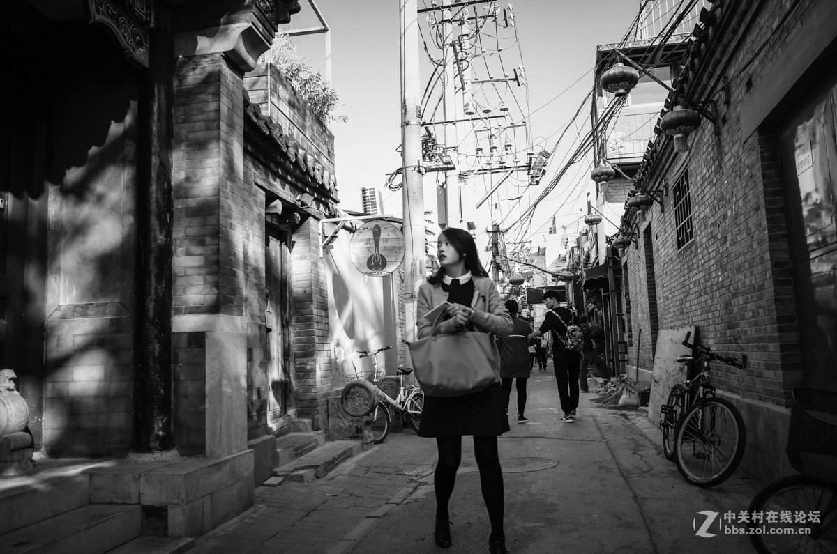 一组街上黑白盲拍