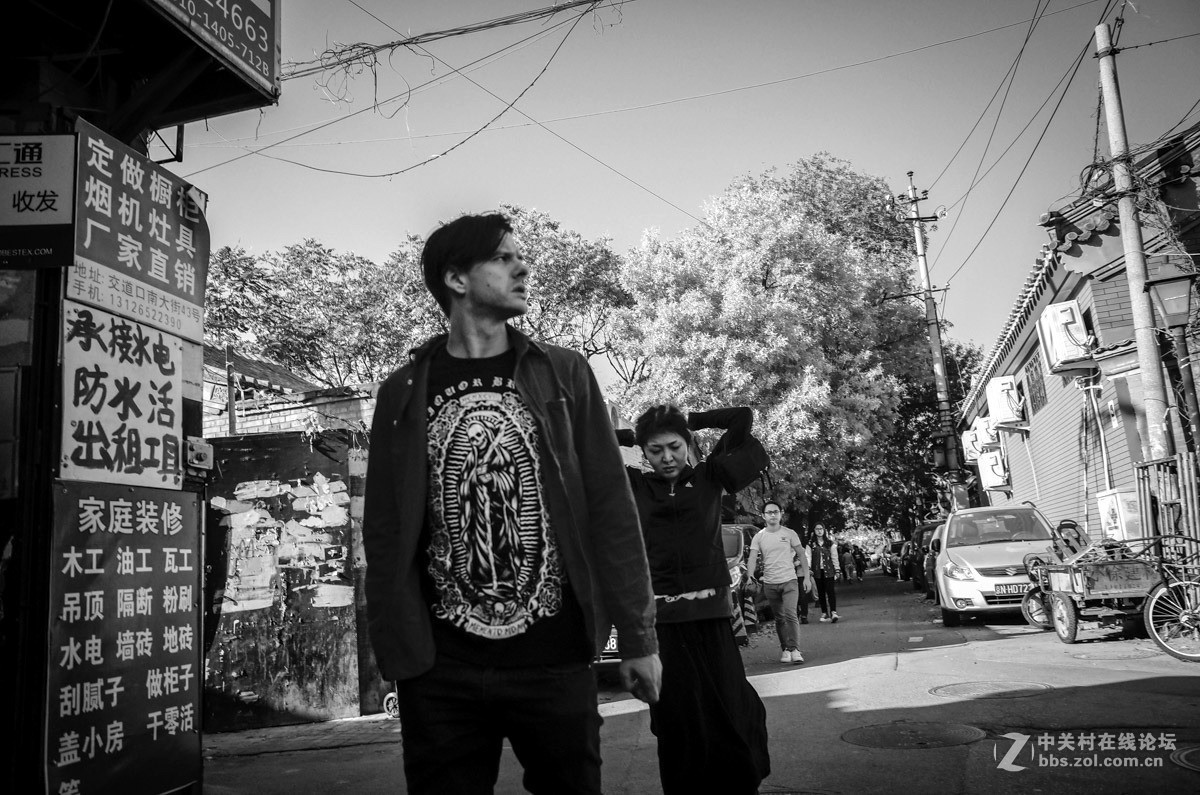 一组街上黑白盲拍