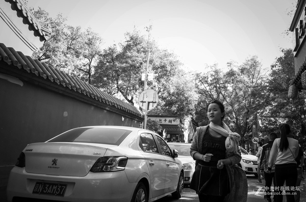 一组街上黑白盲拍