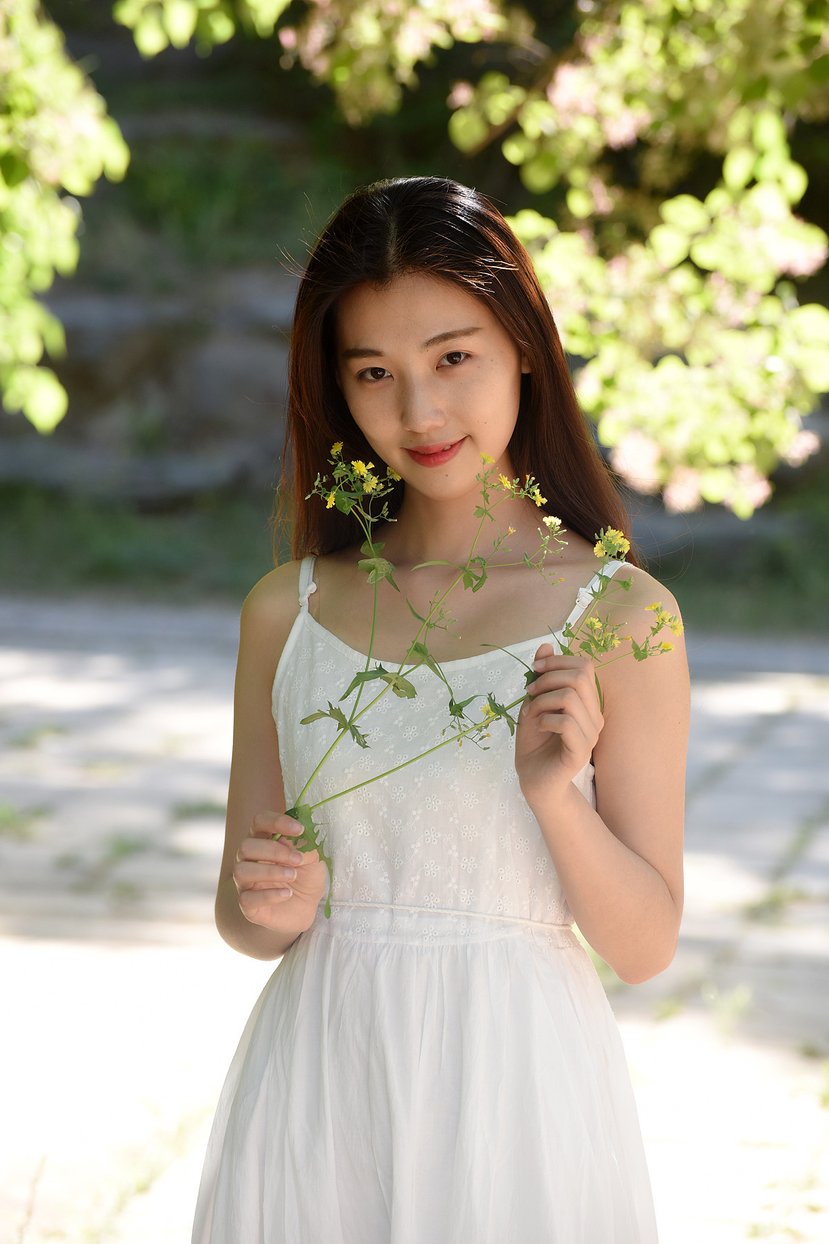 2017年环境人像圆明园白衣美女九十六