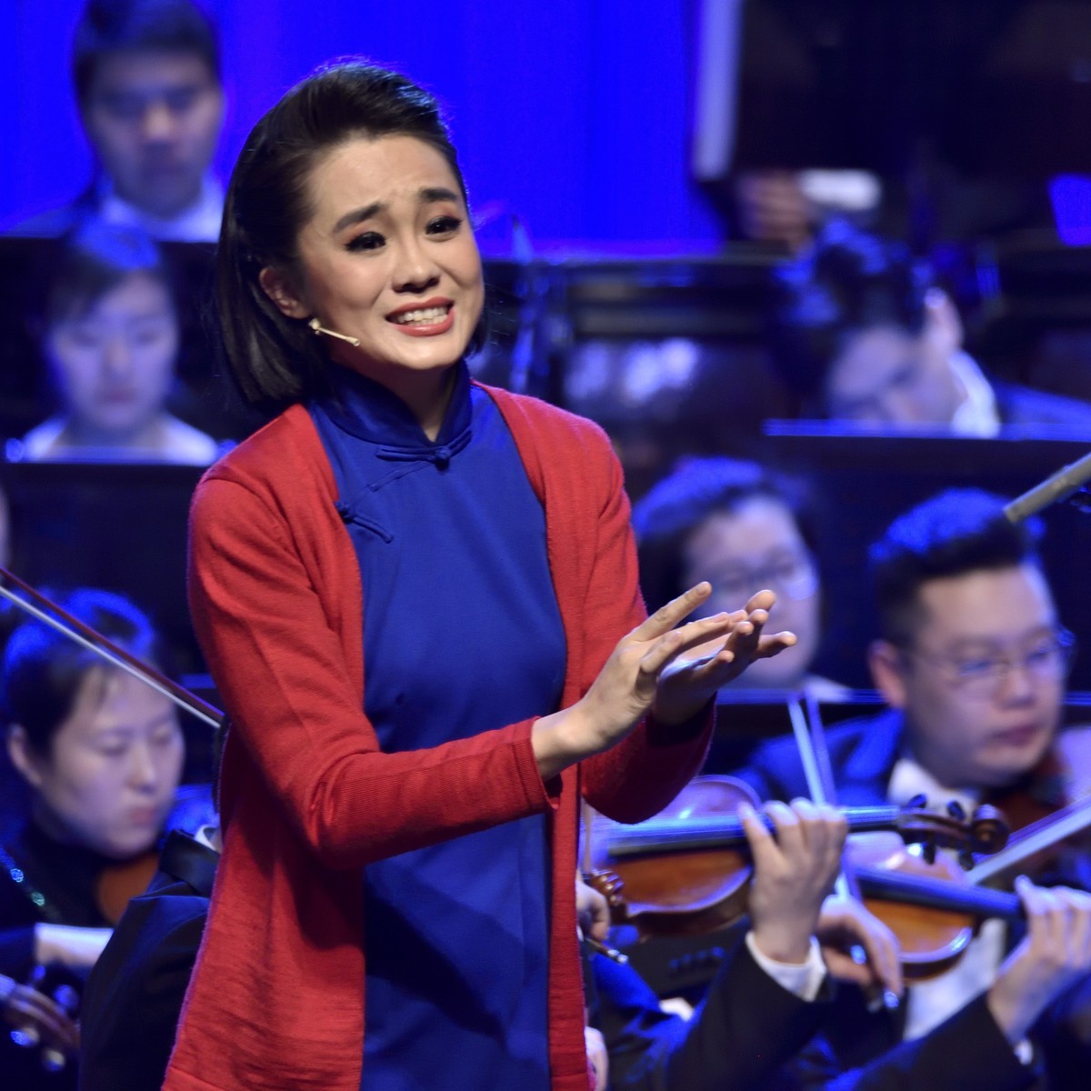 韦铮在辽宁交响乐团大型交响组曲江姐中饰演江姐深受好评