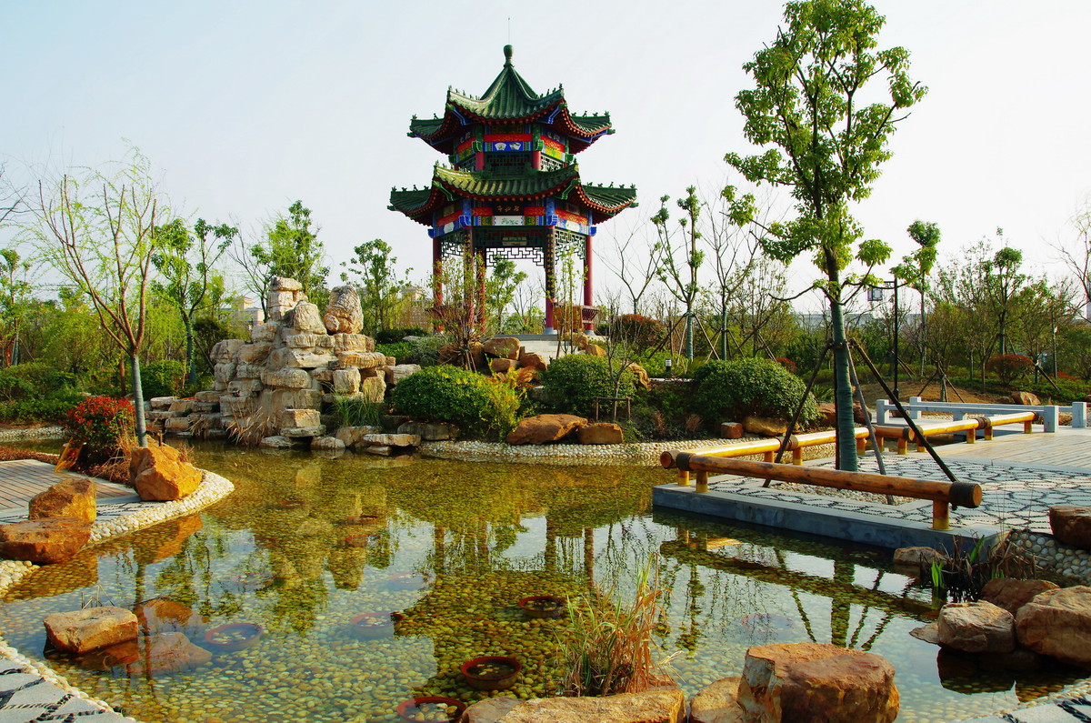 武汉园博园城市园风光