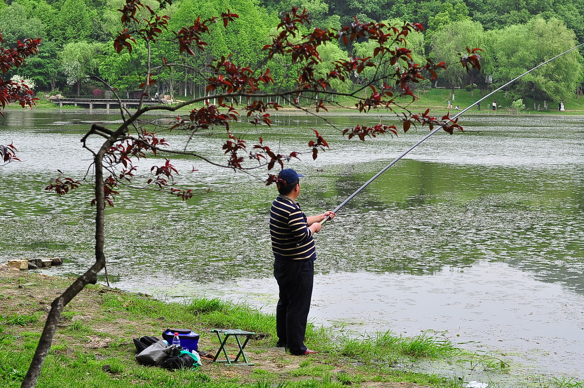 钓鱼是休闲