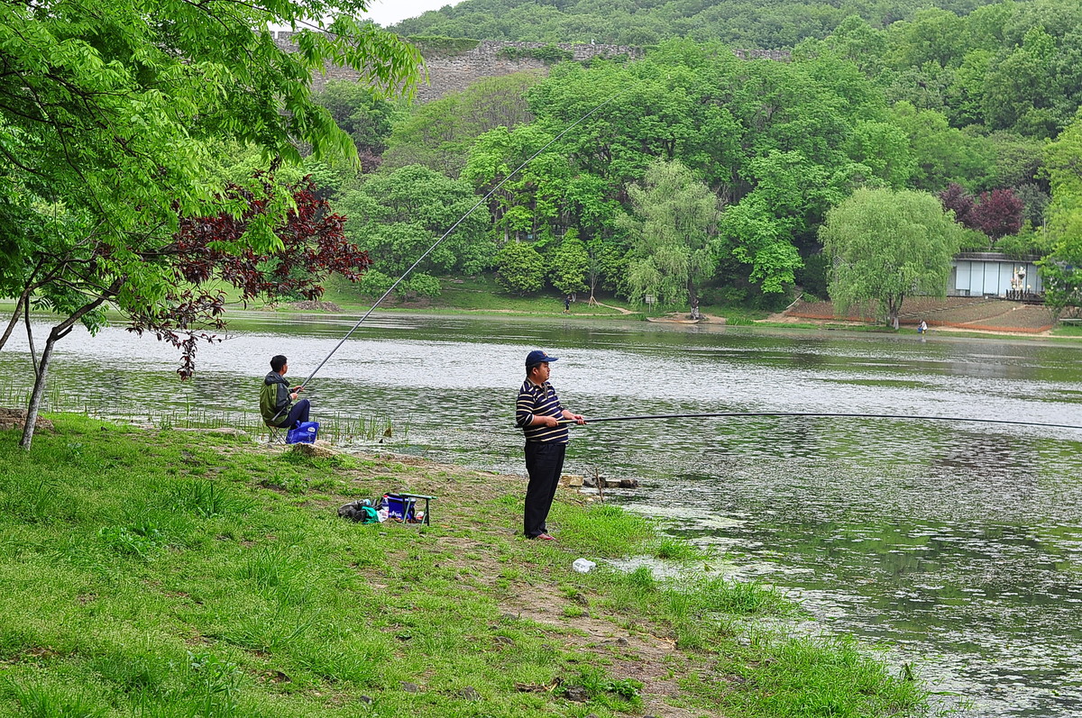 钓鱼是休闲