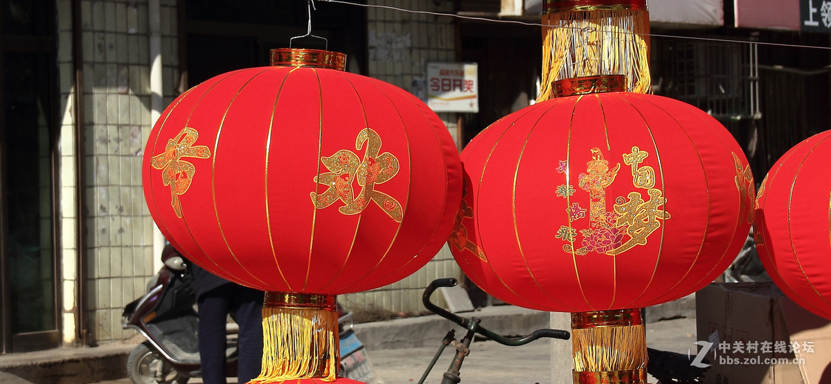 一組大紅燈籠祝攝友新春快樂猴年吉祥2