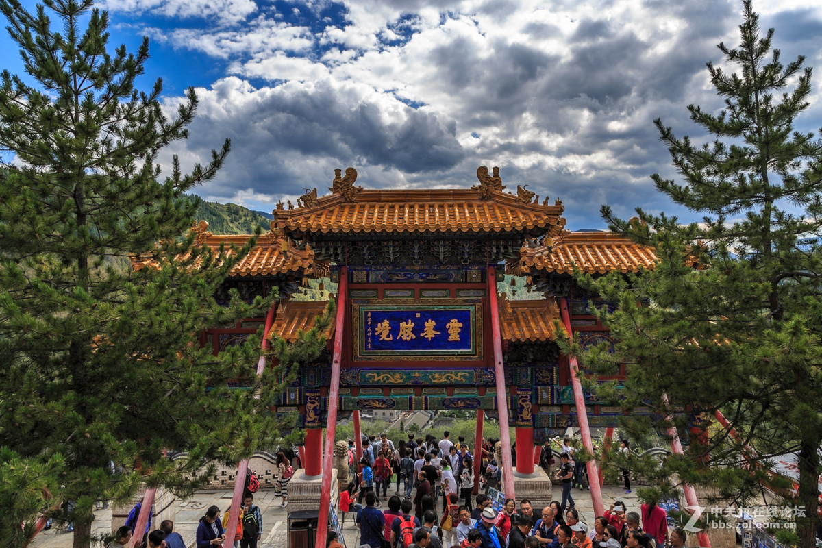 佛国圣境五台山风光菩萨顶灵峰圣境24105